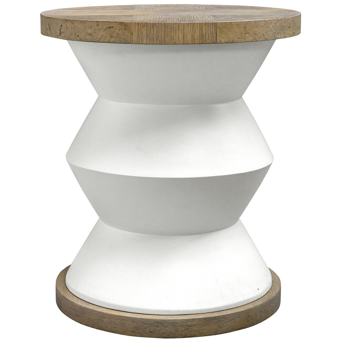 Uttermost Spool Geometric Side Table