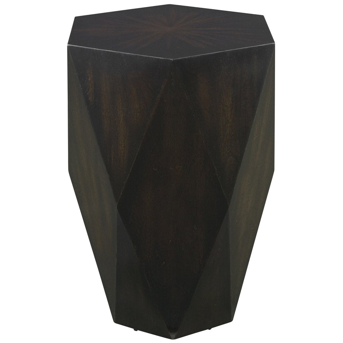Uttermost Volker Black Wooden Side Table