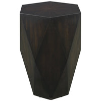 Uttermost Volker Black Wooden Side Table