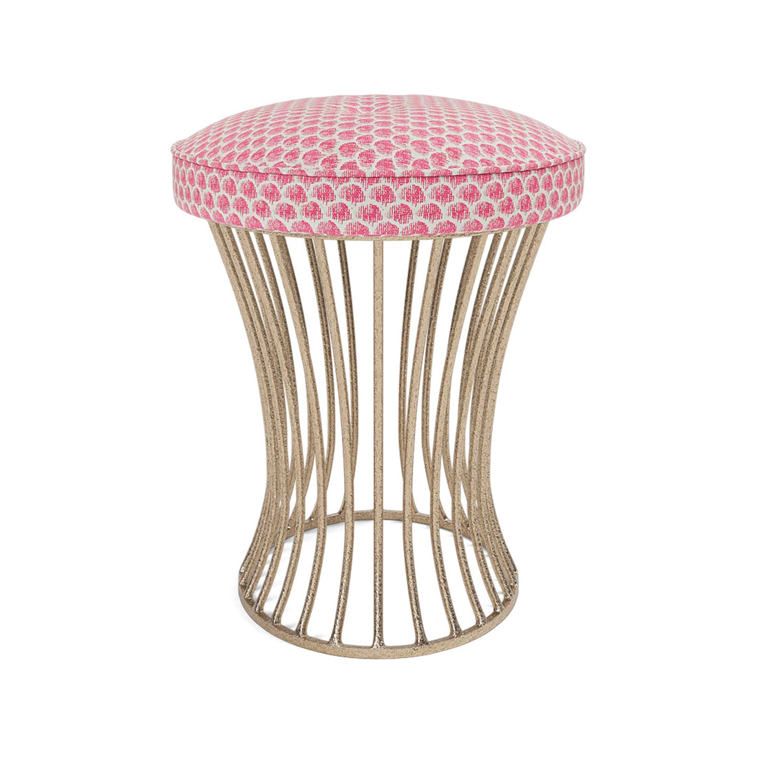 Made Goods Roderic Oval Stool in Humboldt Cotton Jute