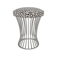Made Goods Roderic Oval Stool in Brenta Cotton Jute