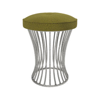 Made Goods Roderic Oval Stool in Lambro Boucle
