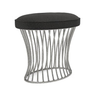 Made Goods Roderic Oval Stool in Lambro Boucle