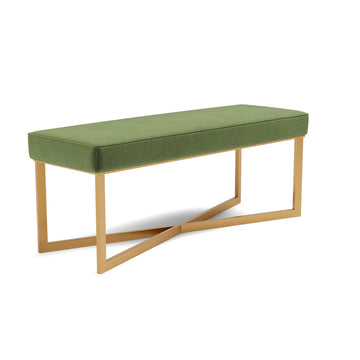 Made Goods Roger Double Bench in Havel Performance Velvet