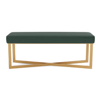 Made Goods Roger Double Bench in Rhone Leather