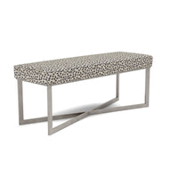 Made Goods Roger Double Bench in Brenta Cotton