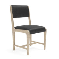 Made Goods Vallois Contemporary Metal Side Chair in Bassac Shagreen