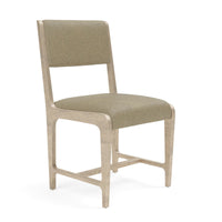 Made Goods Vallois Contemporary Metal Side Chair in Bassac Shagreen
