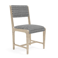 Made Goods Vallois Contemporary Metal Side Chair, Humboldt Cotton Jute