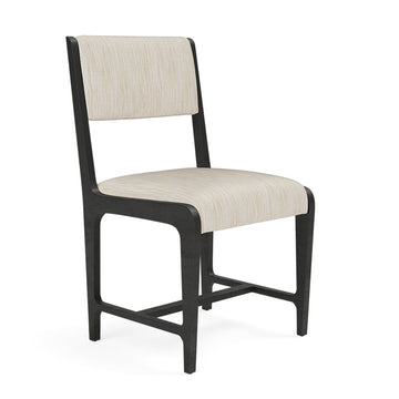 Made Goods Vallois Contemporary Metal Side Chair in Danube Fabric
