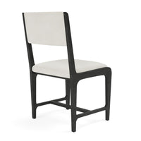 Made Goods Vallois Contemporary Metal Side Chair, Kern Fabric