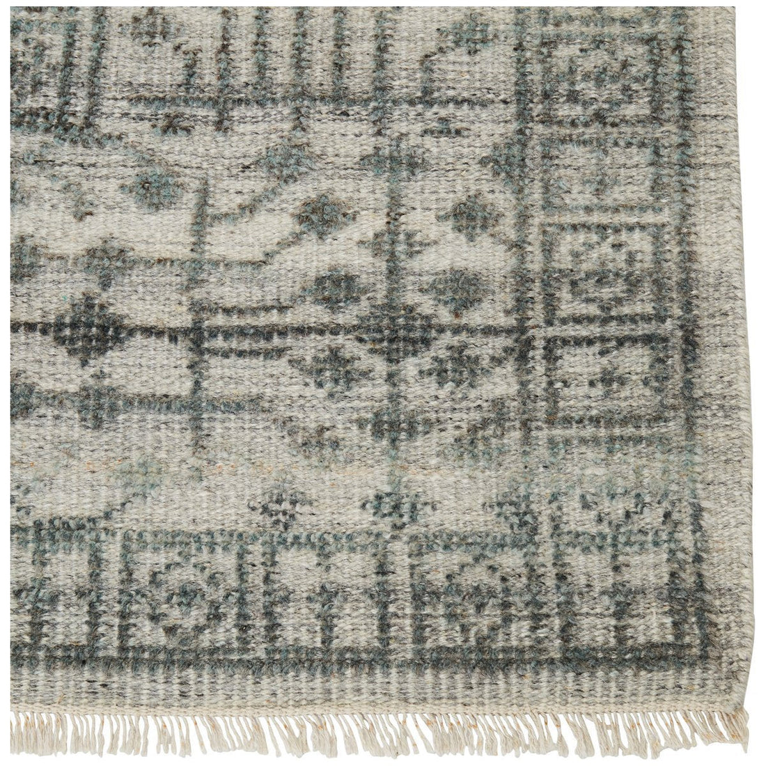 Jaipur Gaia Arinna Tribal Floral Gray Light Blue GAI02 Rug