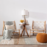 Jaipur Genesis Mondrian Abstract Tan Light Gray GES39 Rug