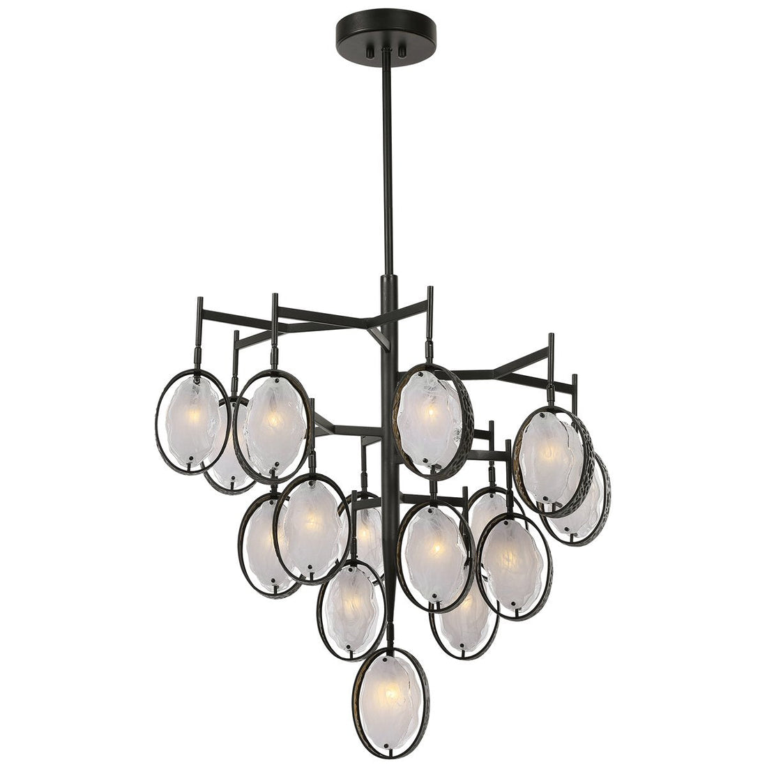 Uttermost Maxin 15-Light Large Bronze Chandelier