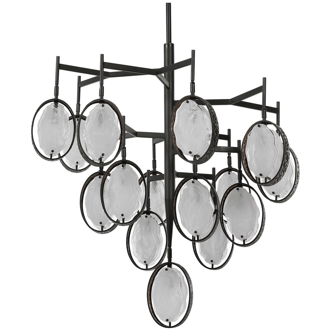 Uttermost Maxin 15-Light Large Bronze Chandelier