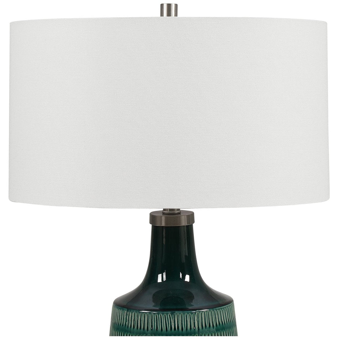 Uttermost Scouts Deep Green Table Lamp