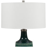 Uttermost Scouts Deep Green Table Lamp