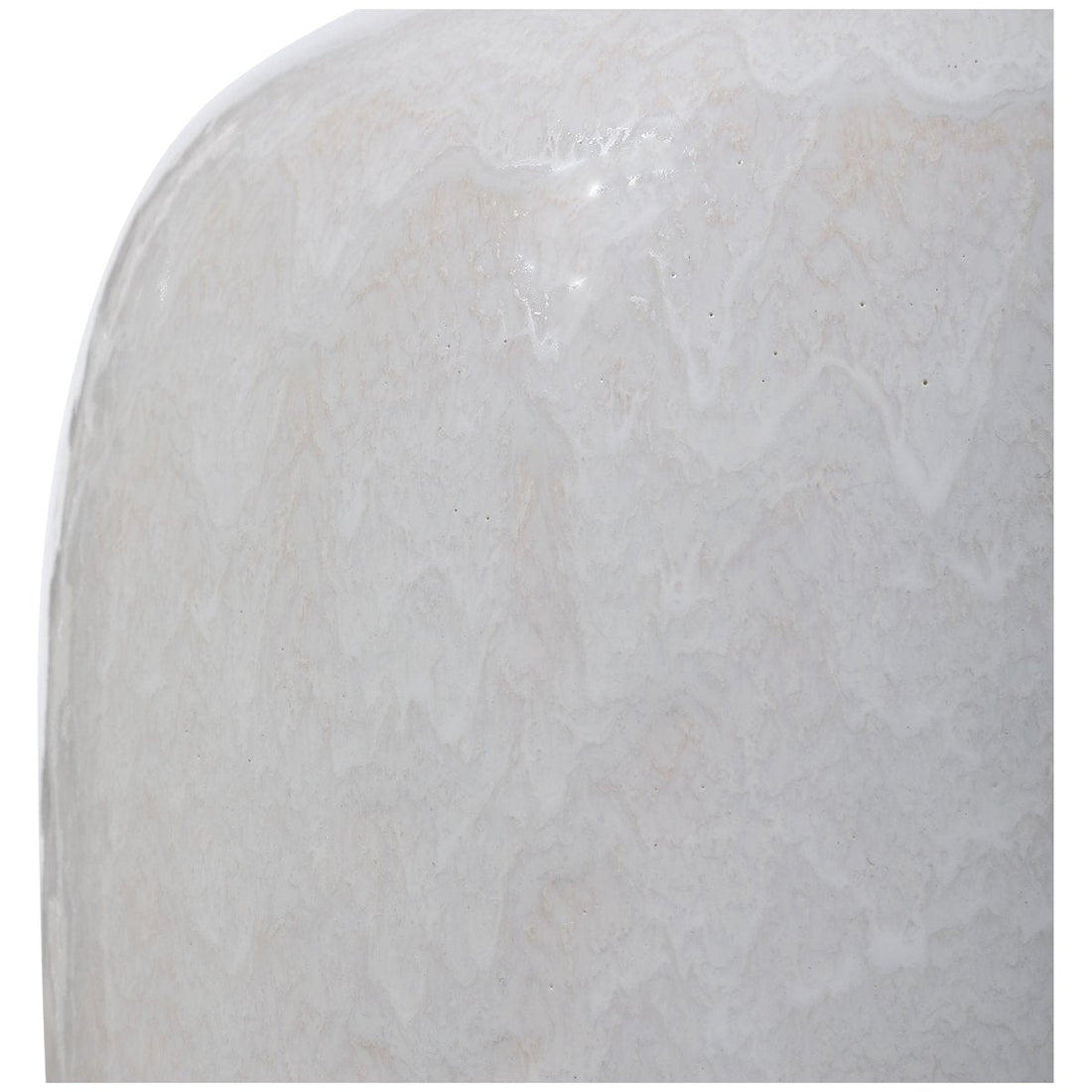 Uttermost Winterscape White Glaze Table Lamp