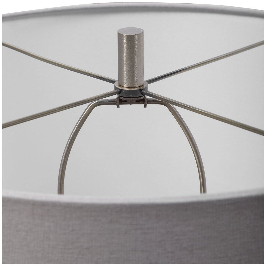 Uttermost Winterscape White Glaze Table Lamp