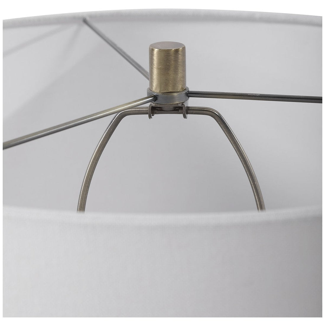 Uttermost Strauss White Ceramic Table Lamp