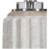 Uttermost Azariah White Crackle Table Lamp
