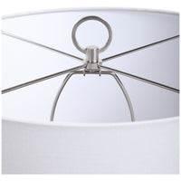 Uttermost Cyprien Gray White Table Lamp