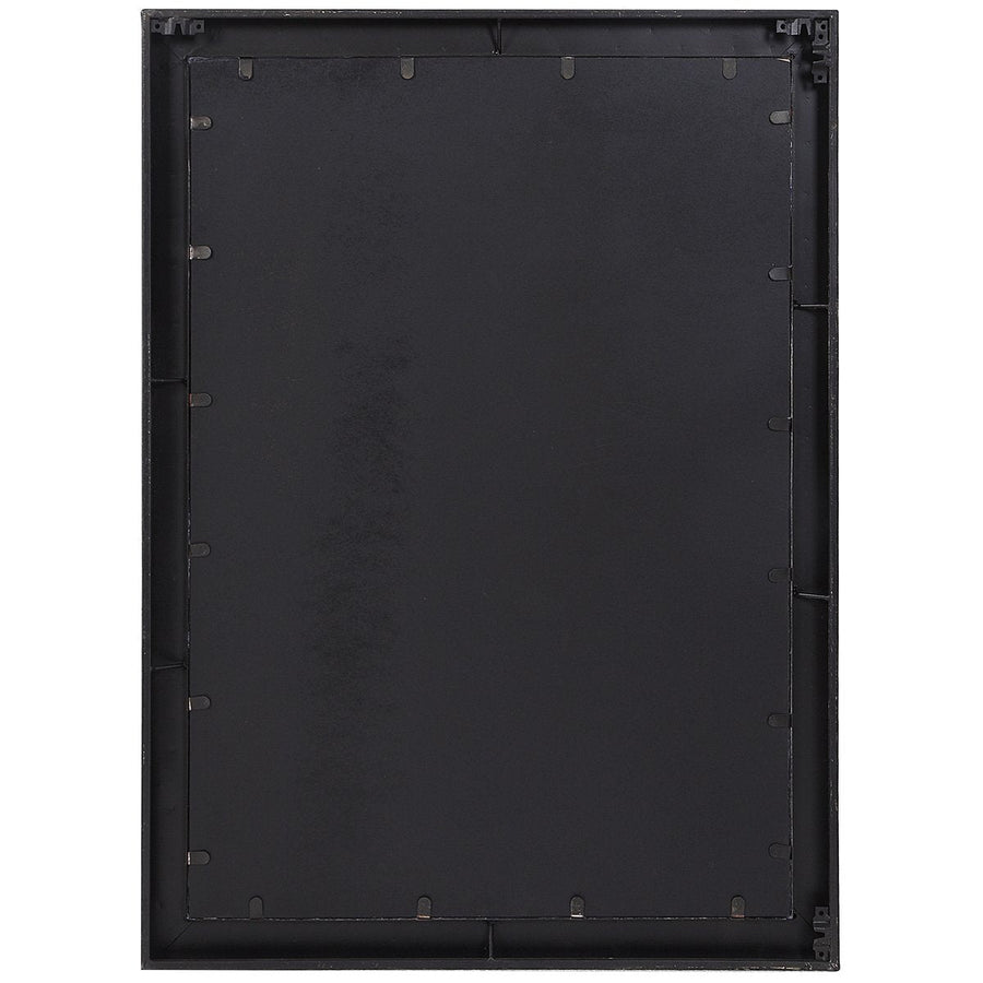 Uttermost Gower Aged Black Vanity Mirror