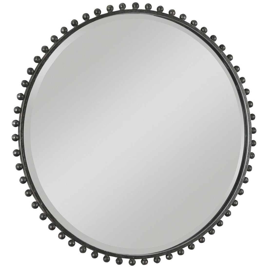 Uttermost Taza Round Iron Mirror