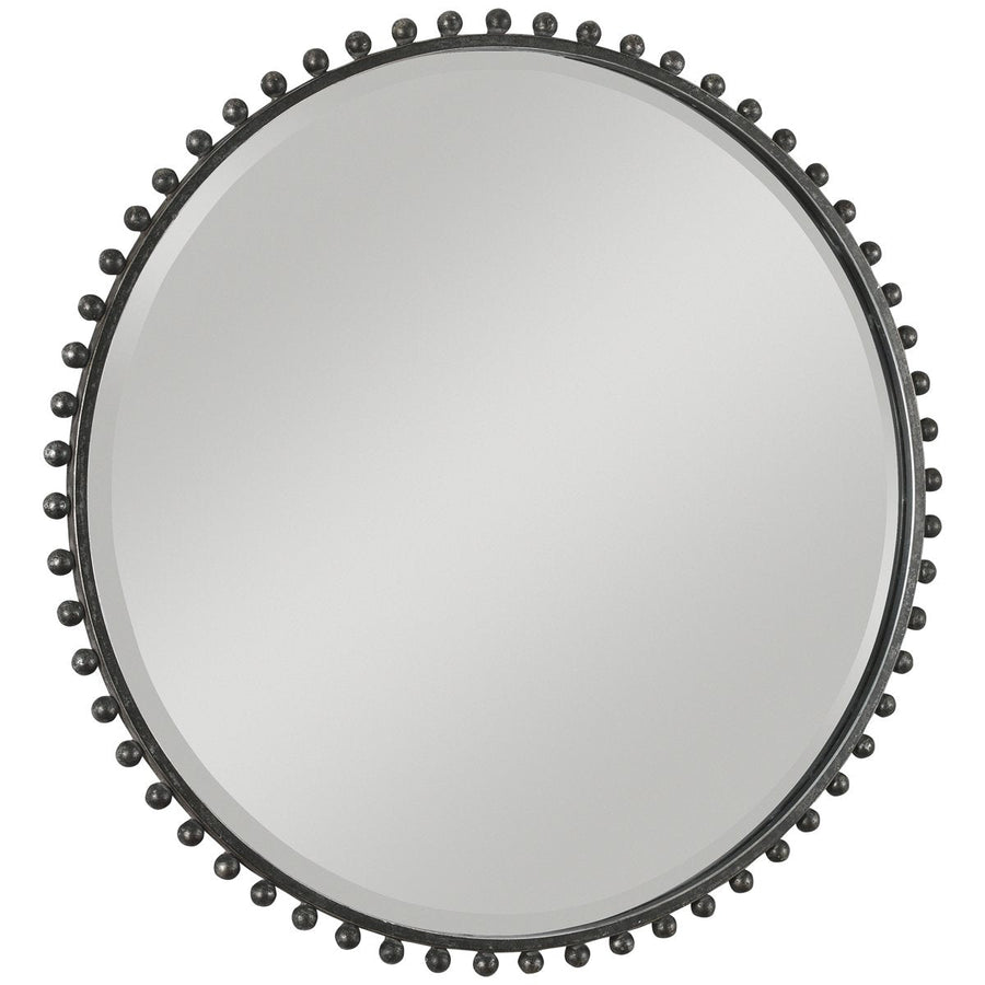 Uttermost Taza Round Iron Mirror