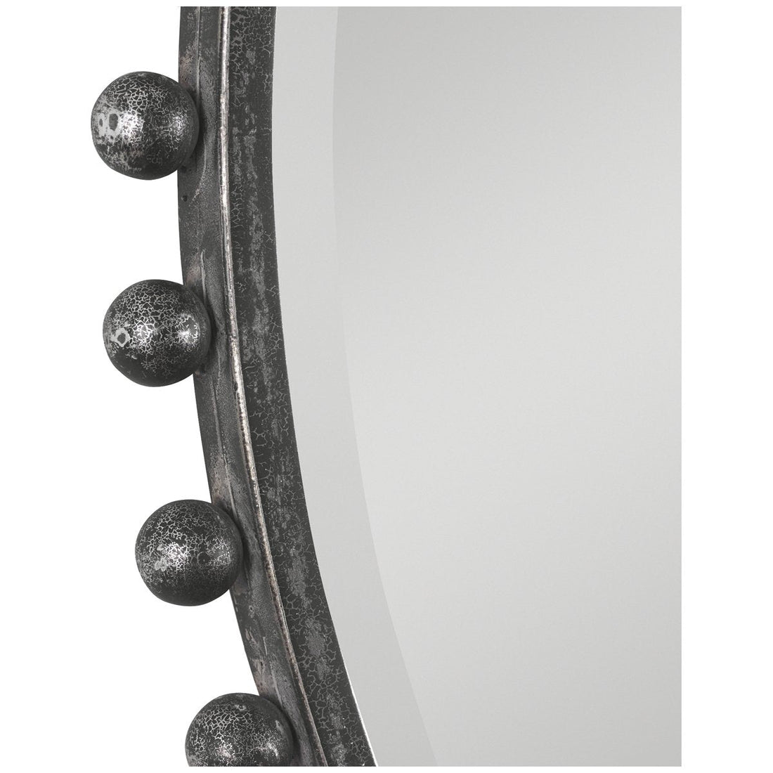 Uttermost Taza Round Iron Mirror
