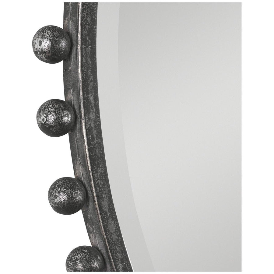 Uttermost Taza Round Iron Mirror
