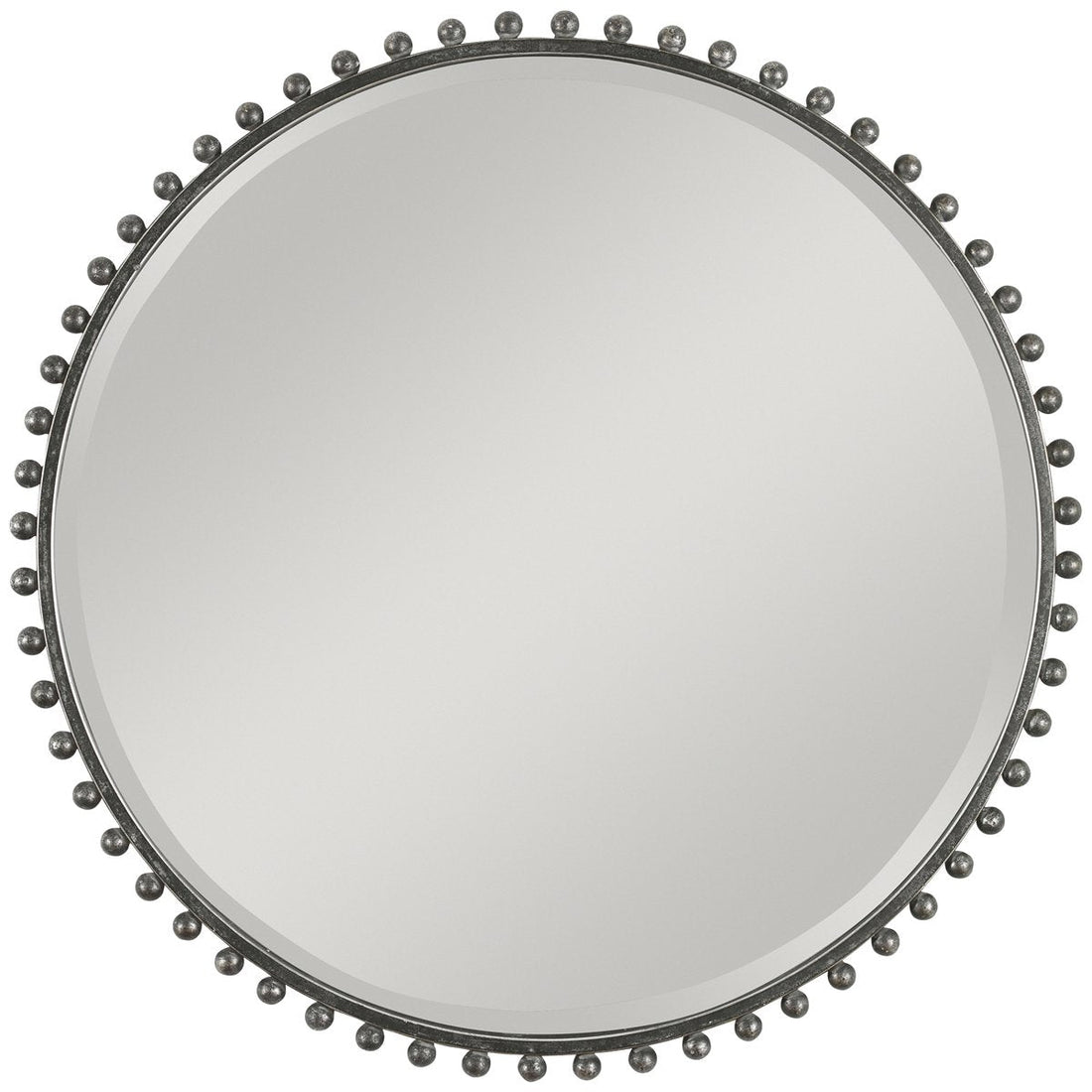 Uttermost Taza Round Iron Mirror