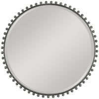 Uttermost Taza Round Iron Mirror