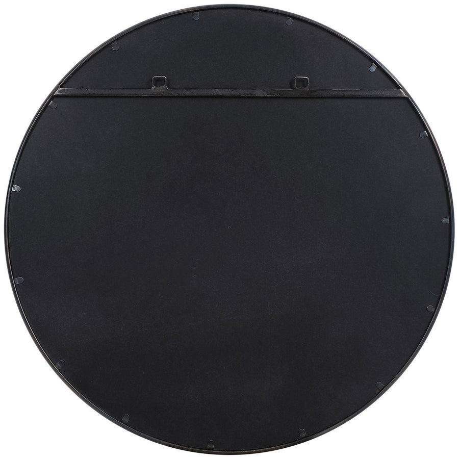 Uttermost Belham Round Iron Mirror