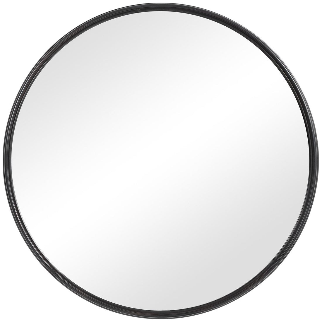 Uttermost Belham Round Iron Mirror