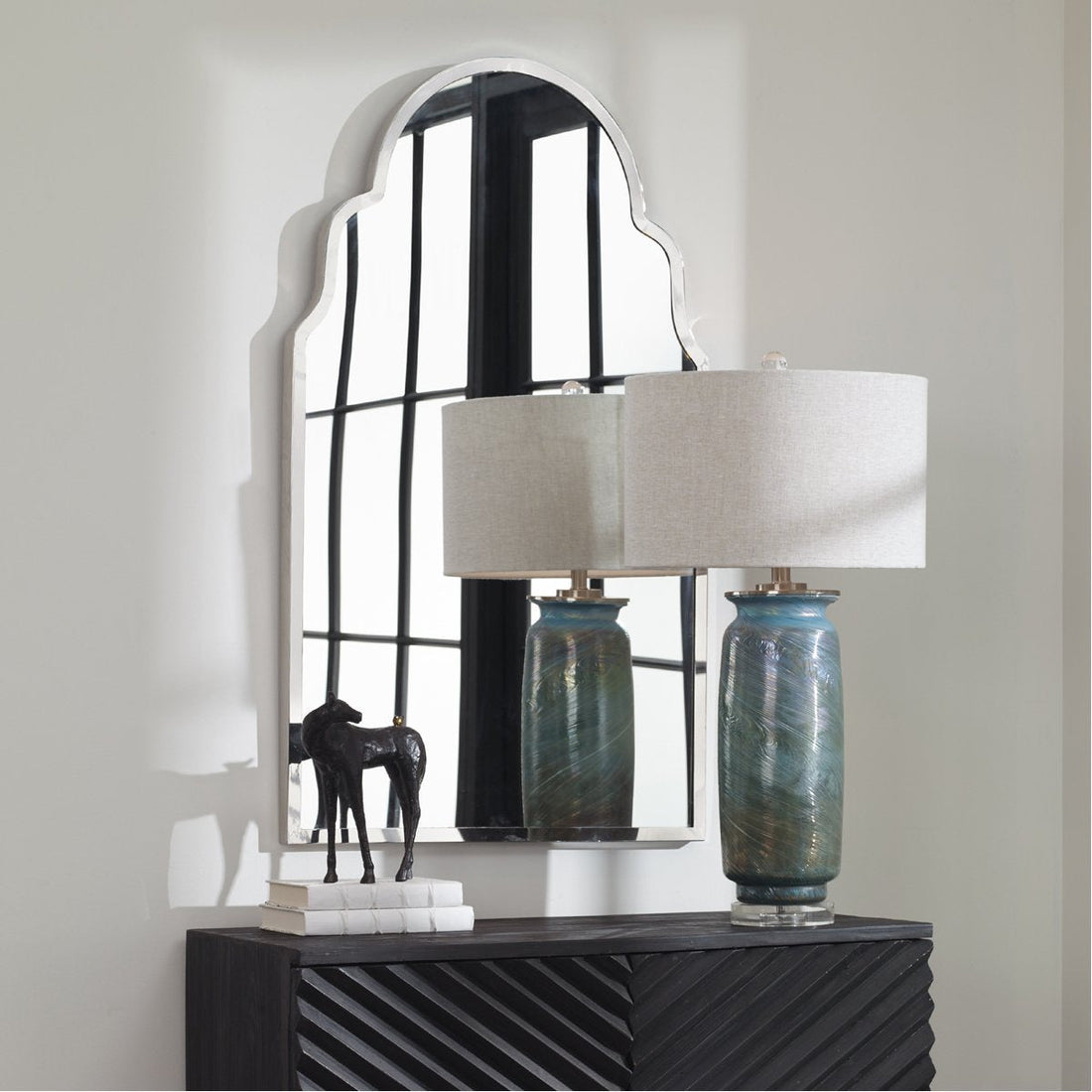Uttermost Brayden Nickel Arch Mirror