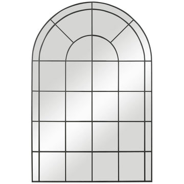 Uttermost Grantola Black Arch Iron Mirror