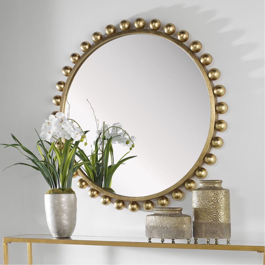 Uttermost Cyra Round Mirror