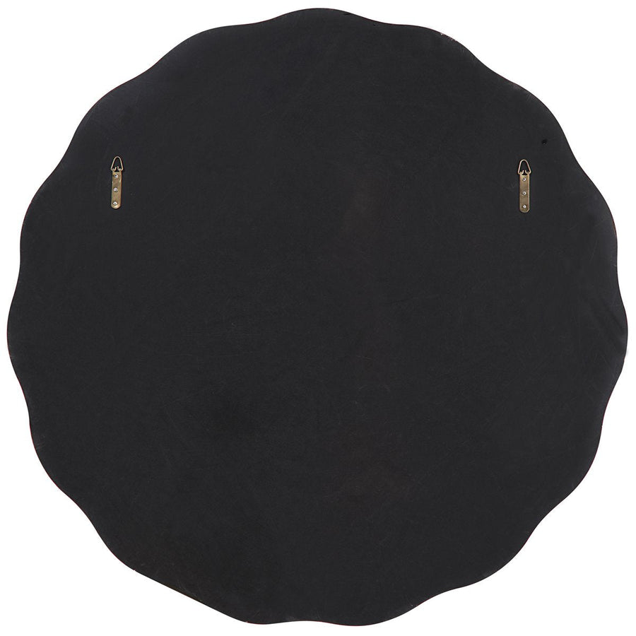 Uttermost Aneta Black Round Mirror