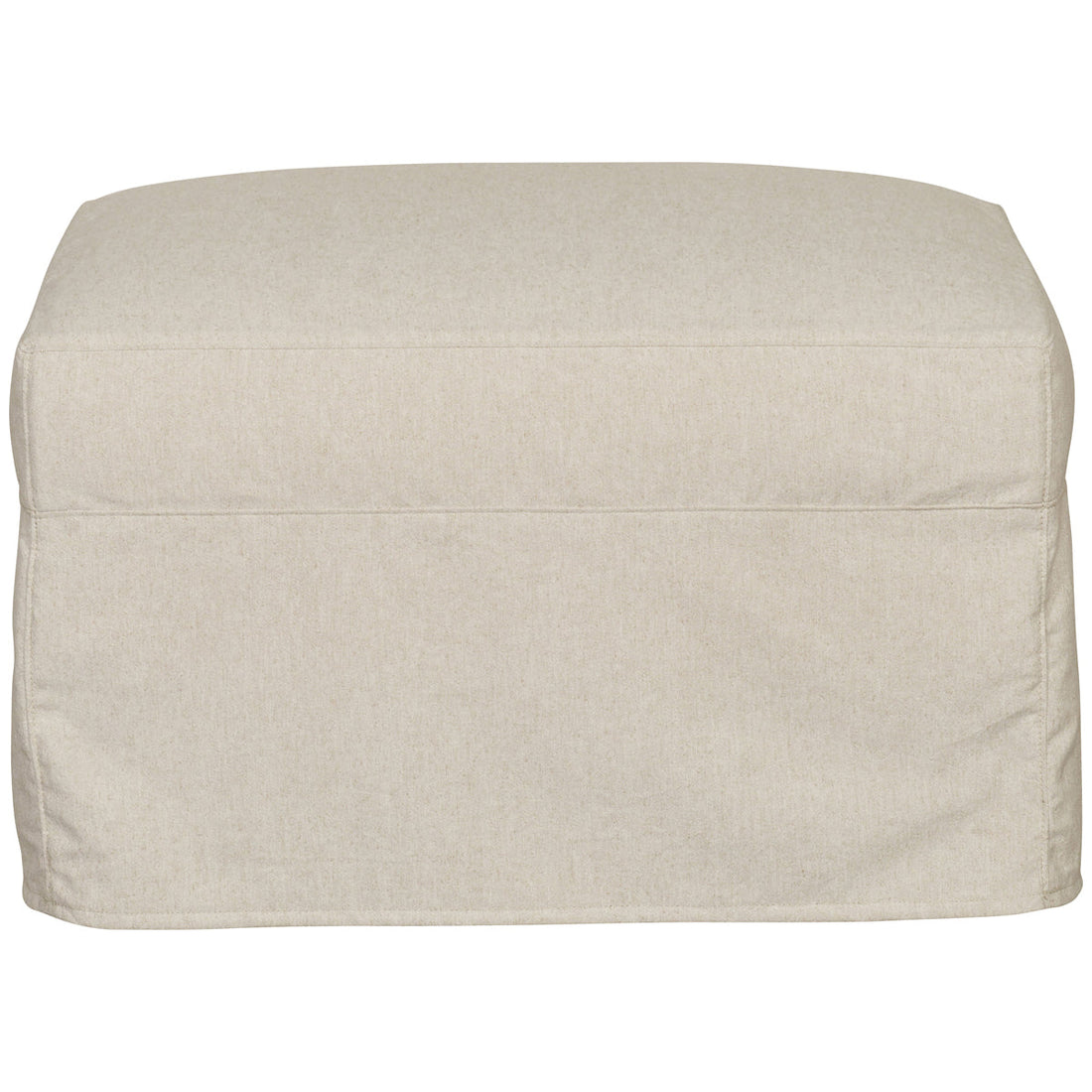 Vanguard Furniture Thea Slipcovered Muslin Ottoman
