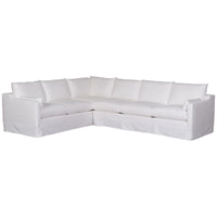 Vanguard Furniture Thea Slipcovered Muslin Sectional