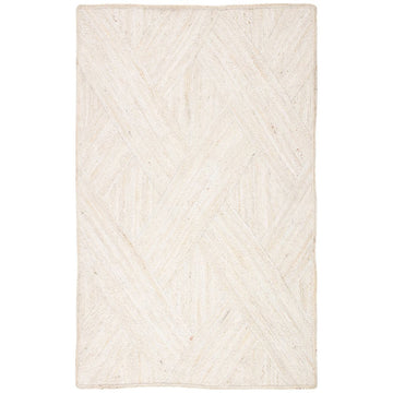 Jaipur Naturals Tobago Vero Trellis Solid Ivory NAT35 Rug