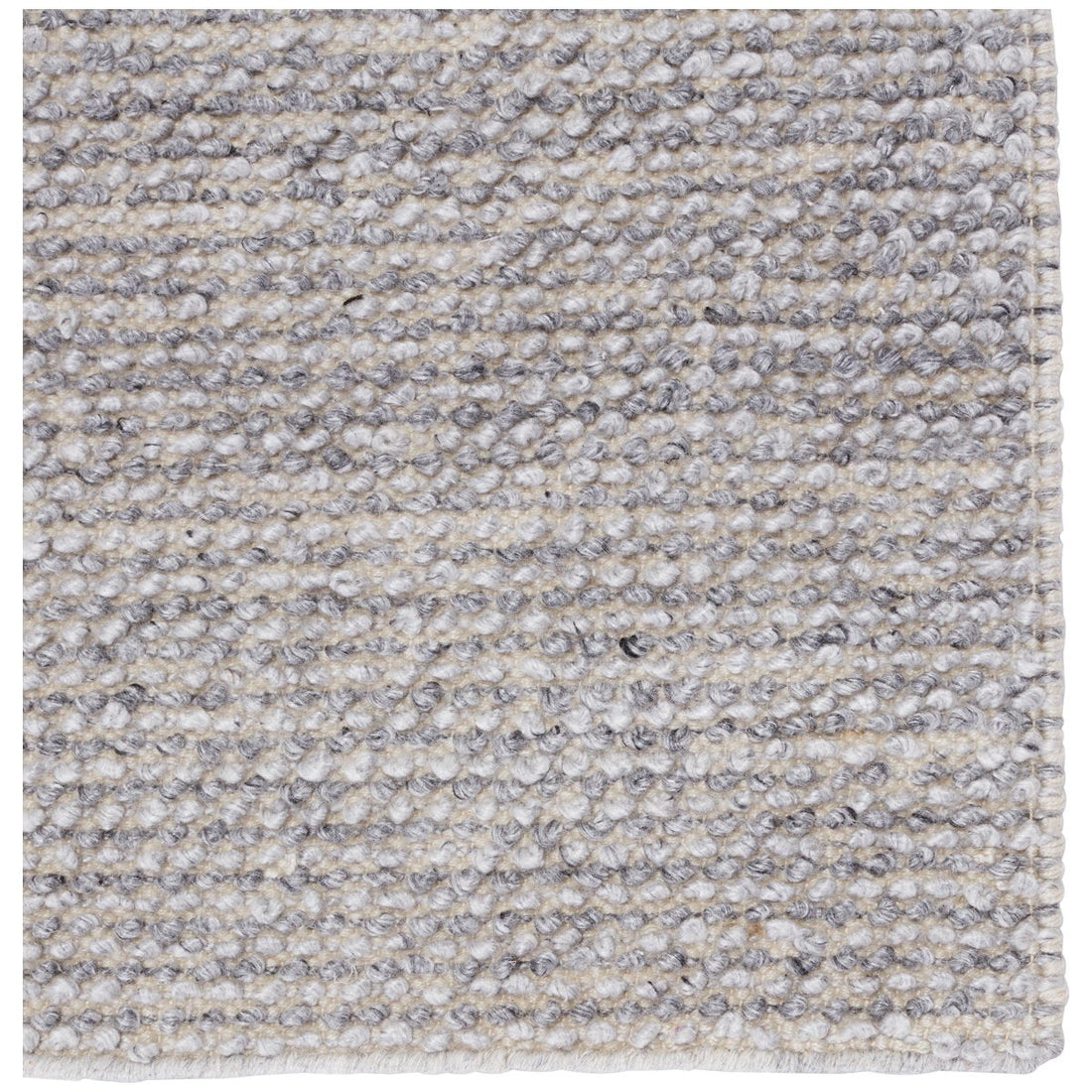 Jaipur Rebecca Crispin Solid Textured Gray Ivory RBC09 Rug