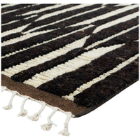 Jaipur Keoka Quest Geometric Dark Brown Ivory KEO02 Rug