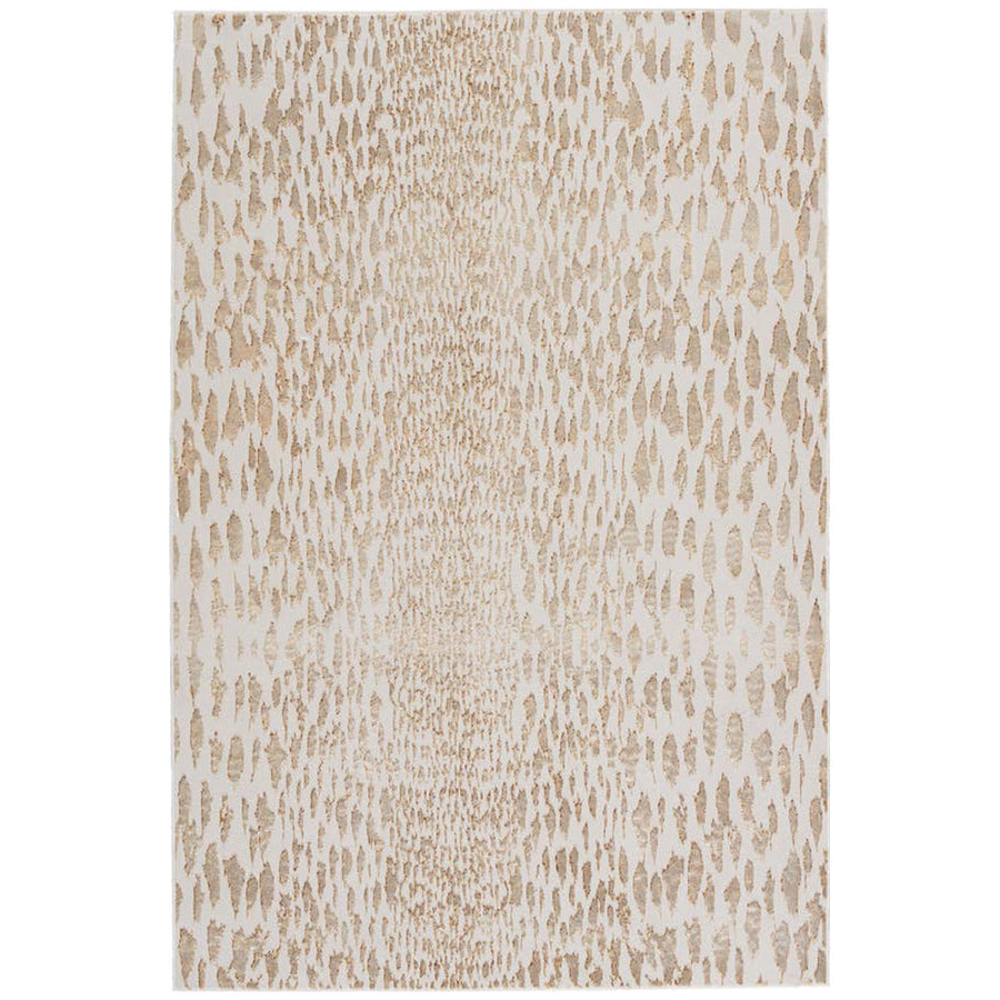 Jaipur Malilla by Nikki Chu Kimball Animal Ivory Gold MLI07 Rug