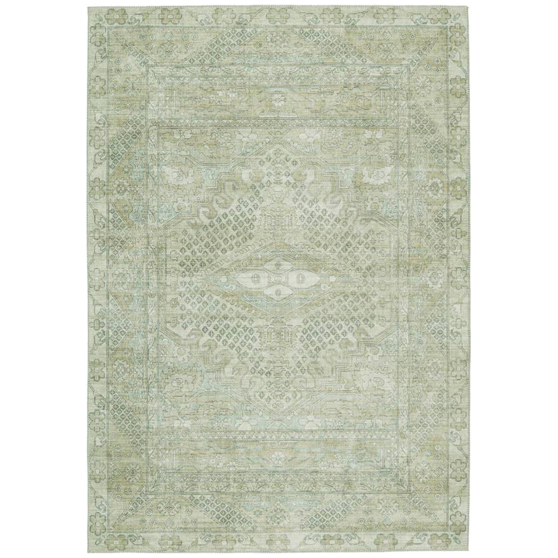 Jaipur Keyara by Nikki Chu Issa Medallion Light Taupe Gray KNC03 Rug
