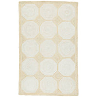Jaipur Naturals Tobago Fiorita Geometric Light Beige White NAT43 Rug