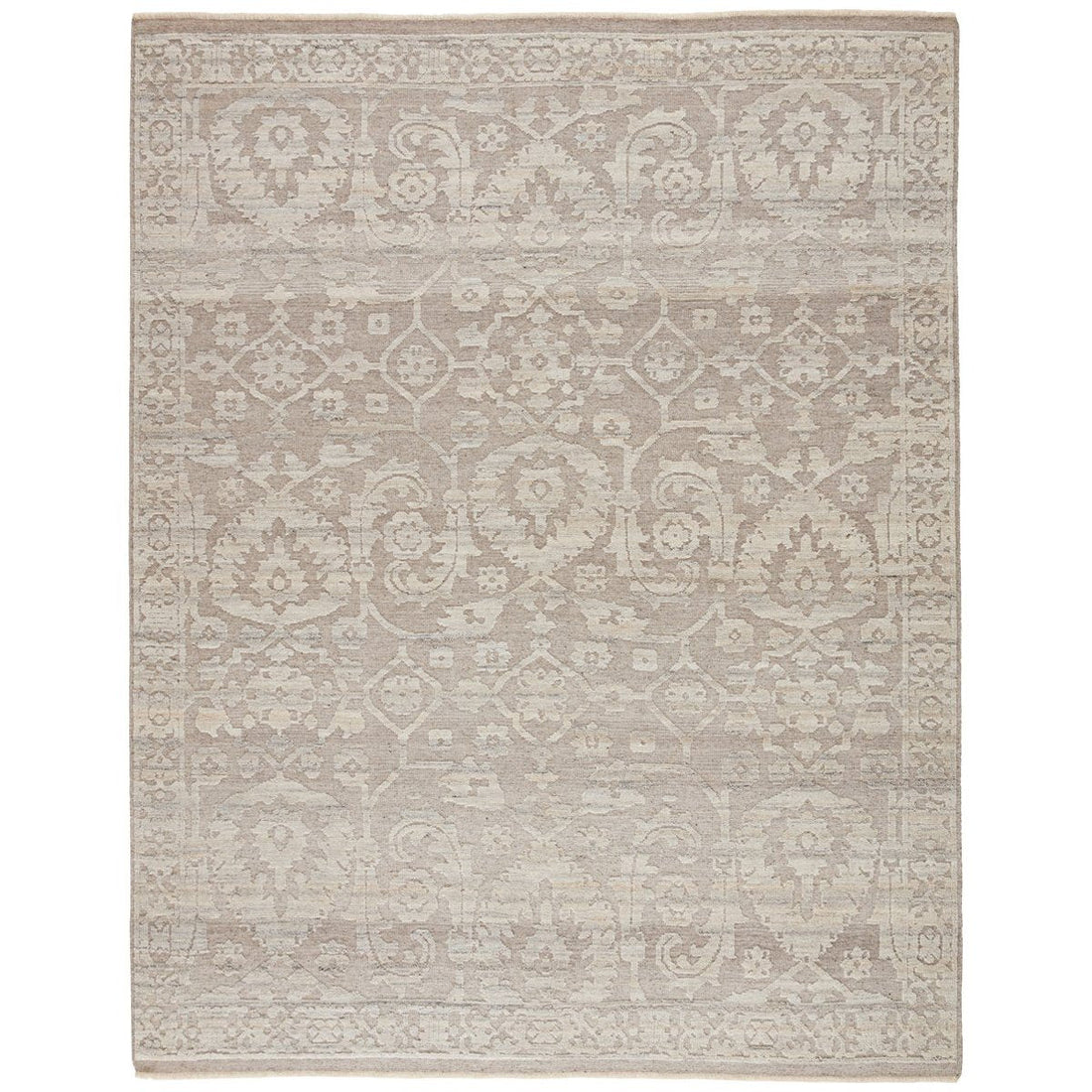 Jaipur Sonnette Ayres Floral Damask Taupe Gray SNN03 Rug