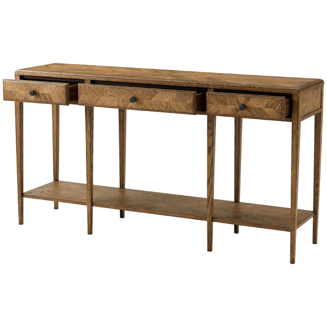 Theodore Alexander Nova Two-Tiered Console Table