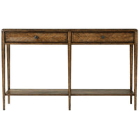 Theodore Alexander Nova Two Frieze Drawers Console Table